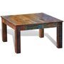 Voir la diapositive 4 : VIDAXL Table basse carree Bois de recuperation