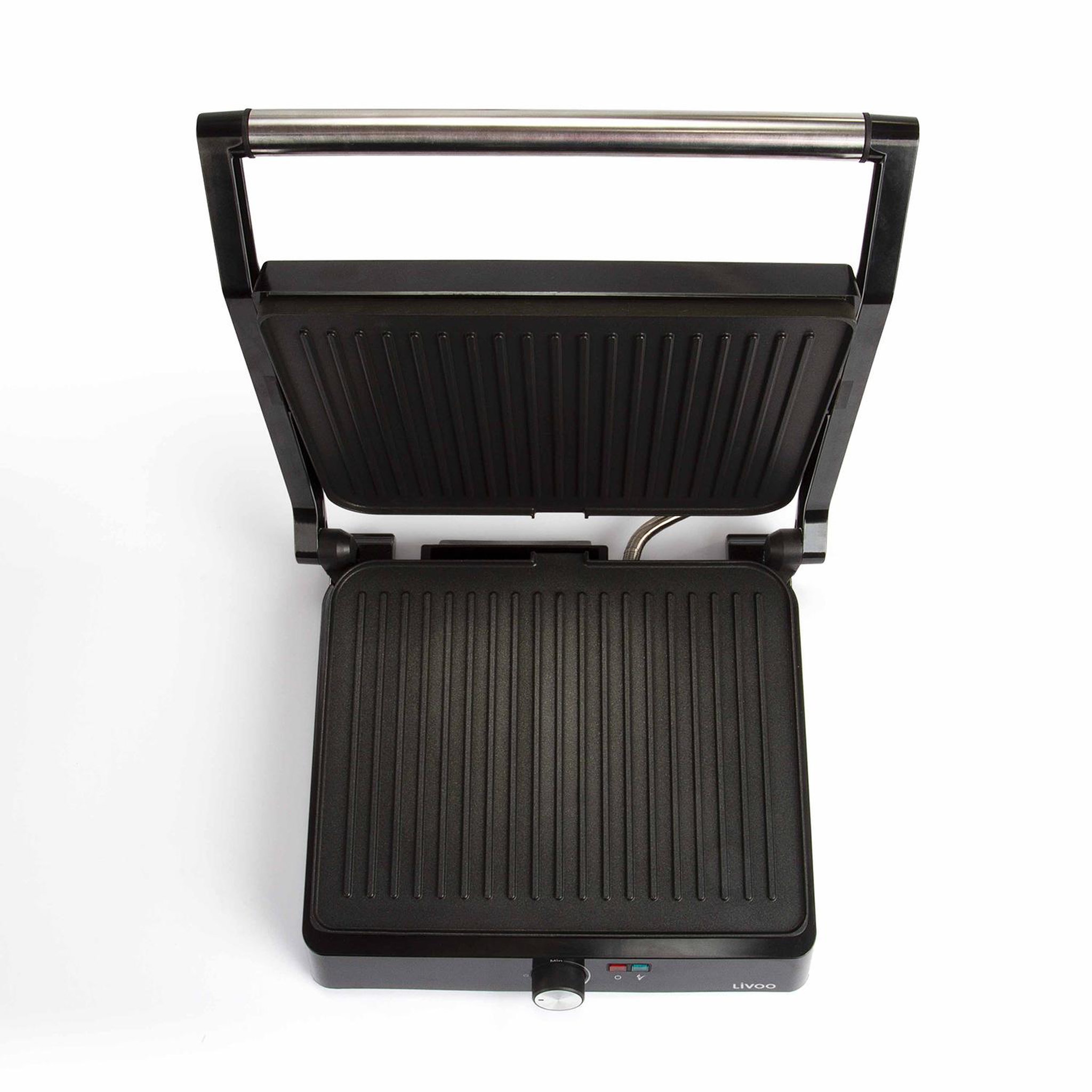 Voir la diapositive 4 : LIVOO Gril viande et panini 2200w - DOC223