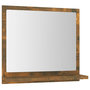 Voir la diapositive 2 : VIDAXL Miroir de bain Chene fume 40x10,5x37 cm Bois d'ingenierie