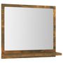 Voir la diapositive 2 : VIDAXL Miroir de bain Chene fume 40x10,5x37 cm Bois d'ingenierie