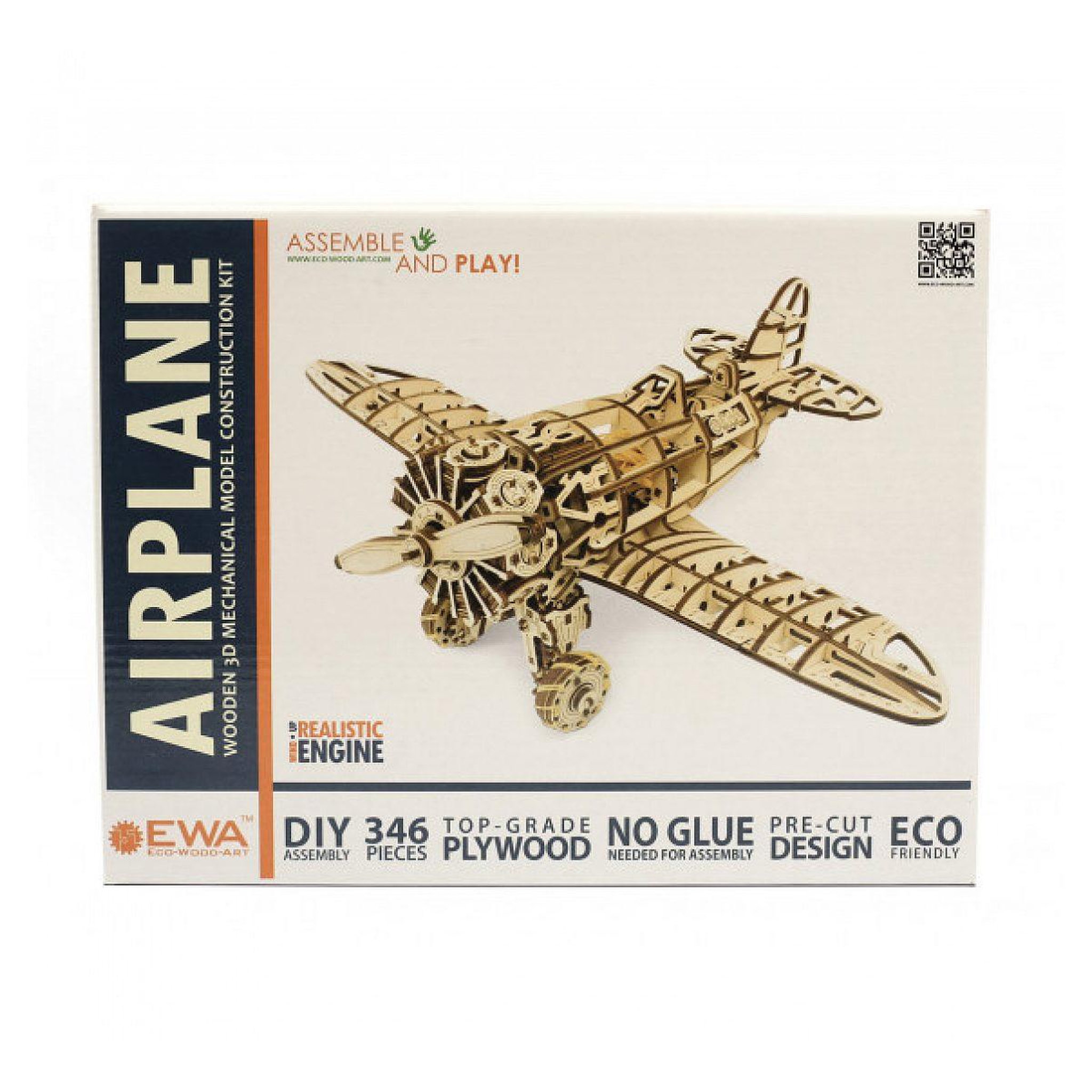 Voir la diapositive 1 : GRAINE CRÉATIVE Maquette avion ewa collectionneurs en bois