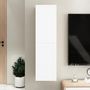 Voir la diapositive 1 : VIDAXL Meuble TV Blanc 30,5x30x110 cm Bois d'ingenierie
