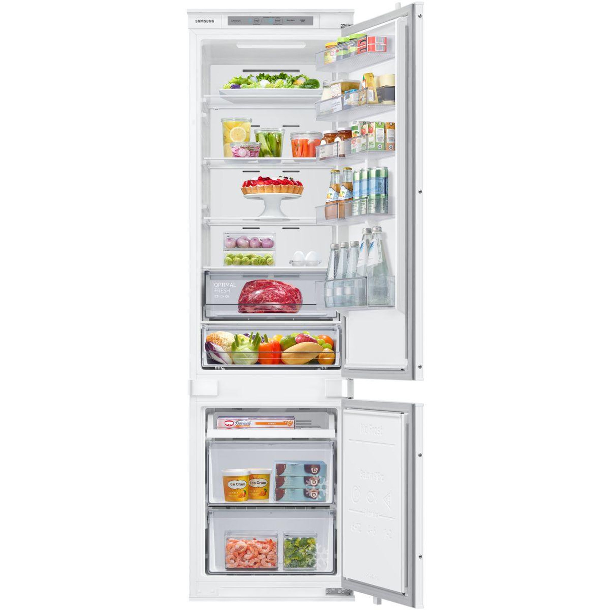 Voir la diapositive 4 : Samsung Réfrigérateur combiné BRB30603EWW 194cm