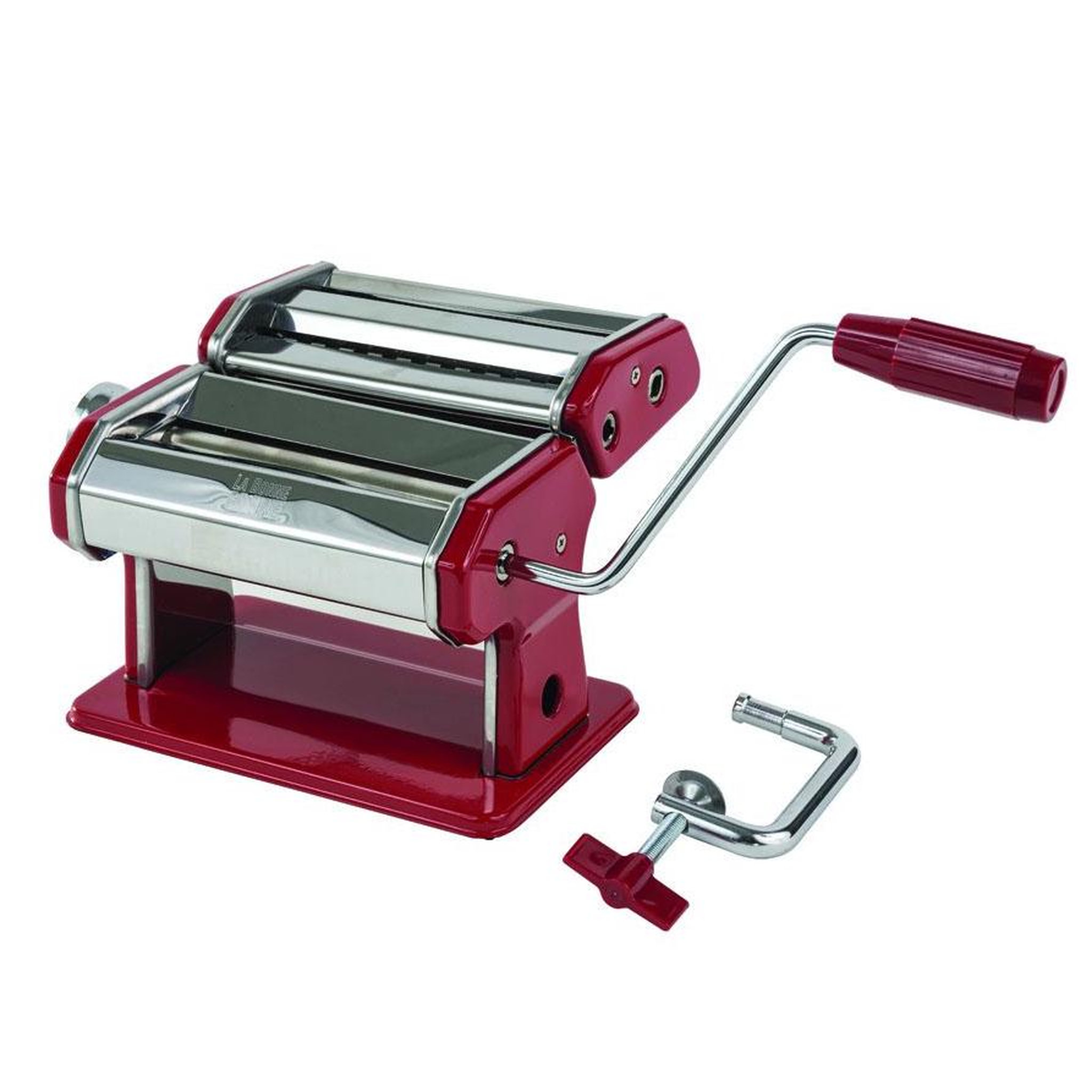 LA BONNE GRAINE Machine à pâtes manuelle rouge - lbg21p003