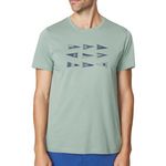 TBS T Shirt  Pale Homme TBS Aloe. Coloris disponibles : Vert