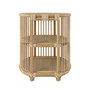 Voir la diapositive 1 : MAISON PAVANE Table d'appoint 2 étagères en rotin naturel-Marthe