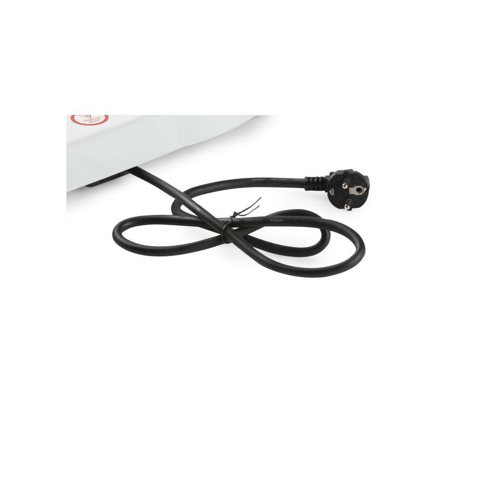 Voir la diapositive 3 : Domo Réchaud électrique 2 feux 2500w blanc - DO310KP