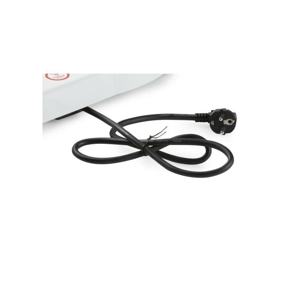 Domo Réchaud électrique 2 feux 2500w blanc - DO310KP