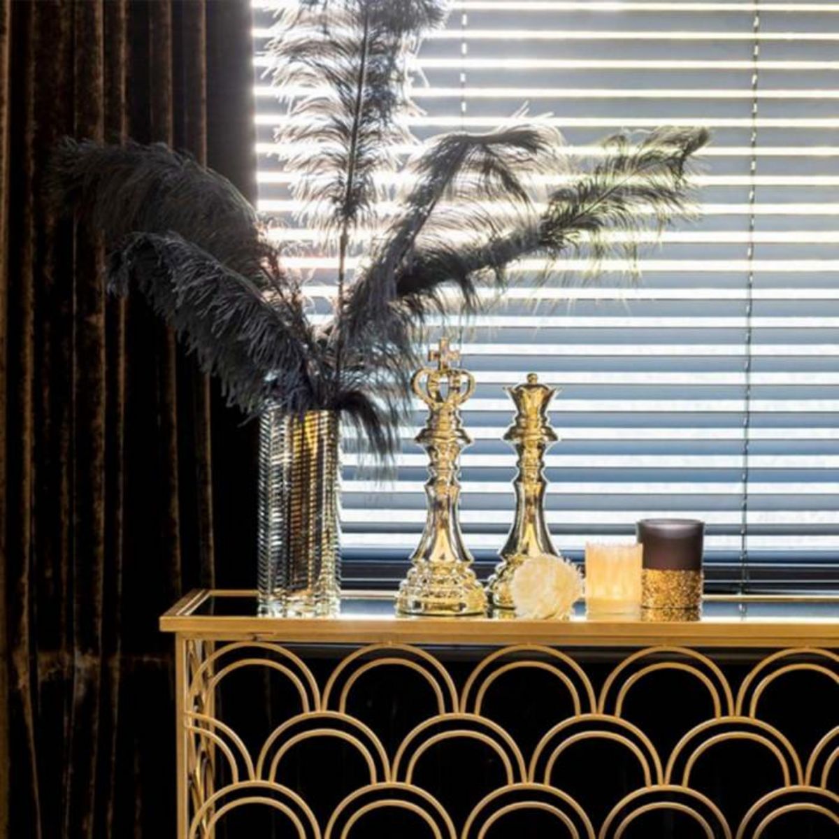 Paris Prix Plante Artificielle  Plume d'Autruche  143cm Ivoire