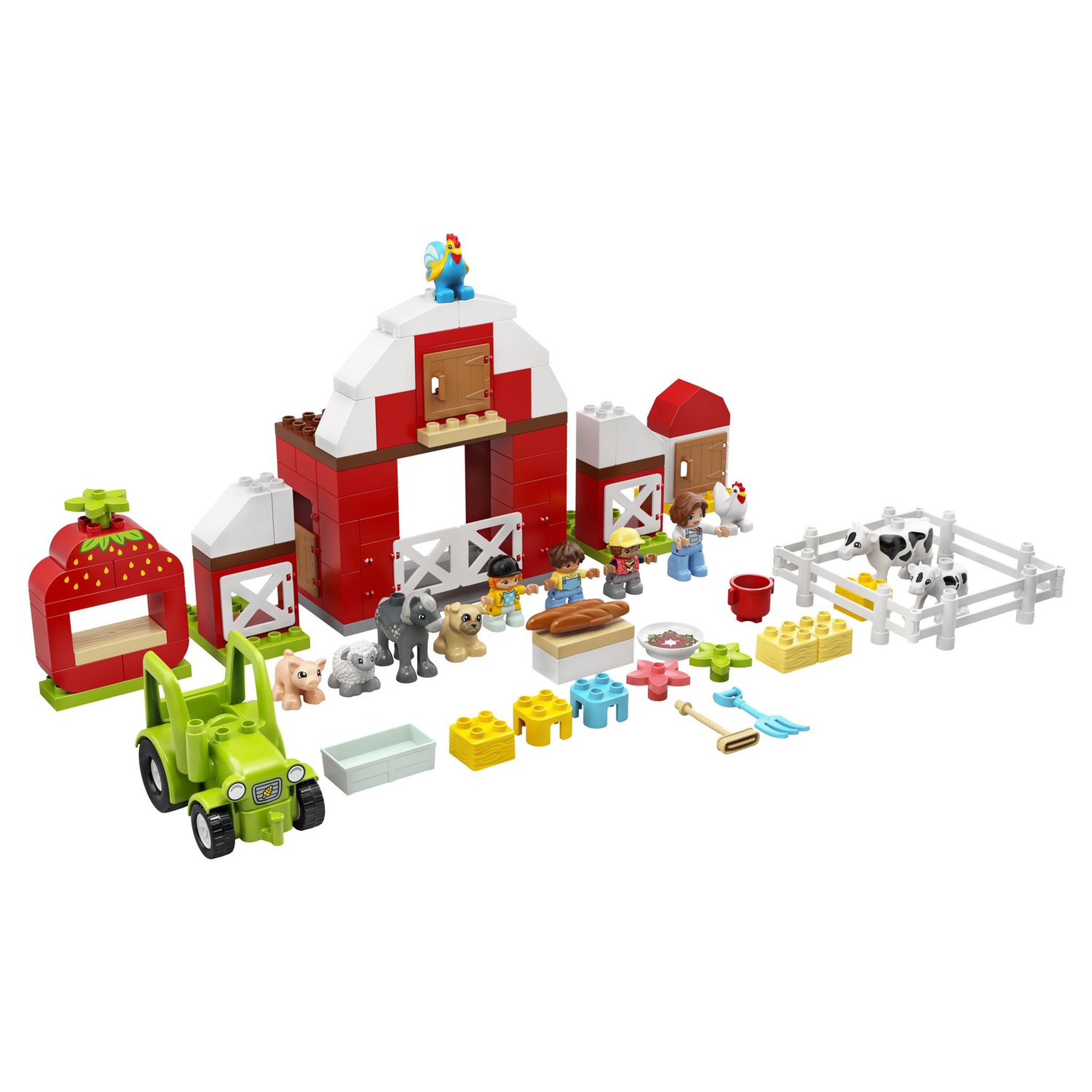 Voir la diapositive 2 : LEGO DUPLO 10952 - Town La Grange, le Tracteur et les Animaux de la Ferme