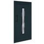 Voir la diapositive 2 : VIDAXL Porte d'entree anthracite 108x208 cm PVC