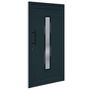Voir la diapositive 2 : VIDAXL Porte d'entree anthracite 108x208 cm PVC