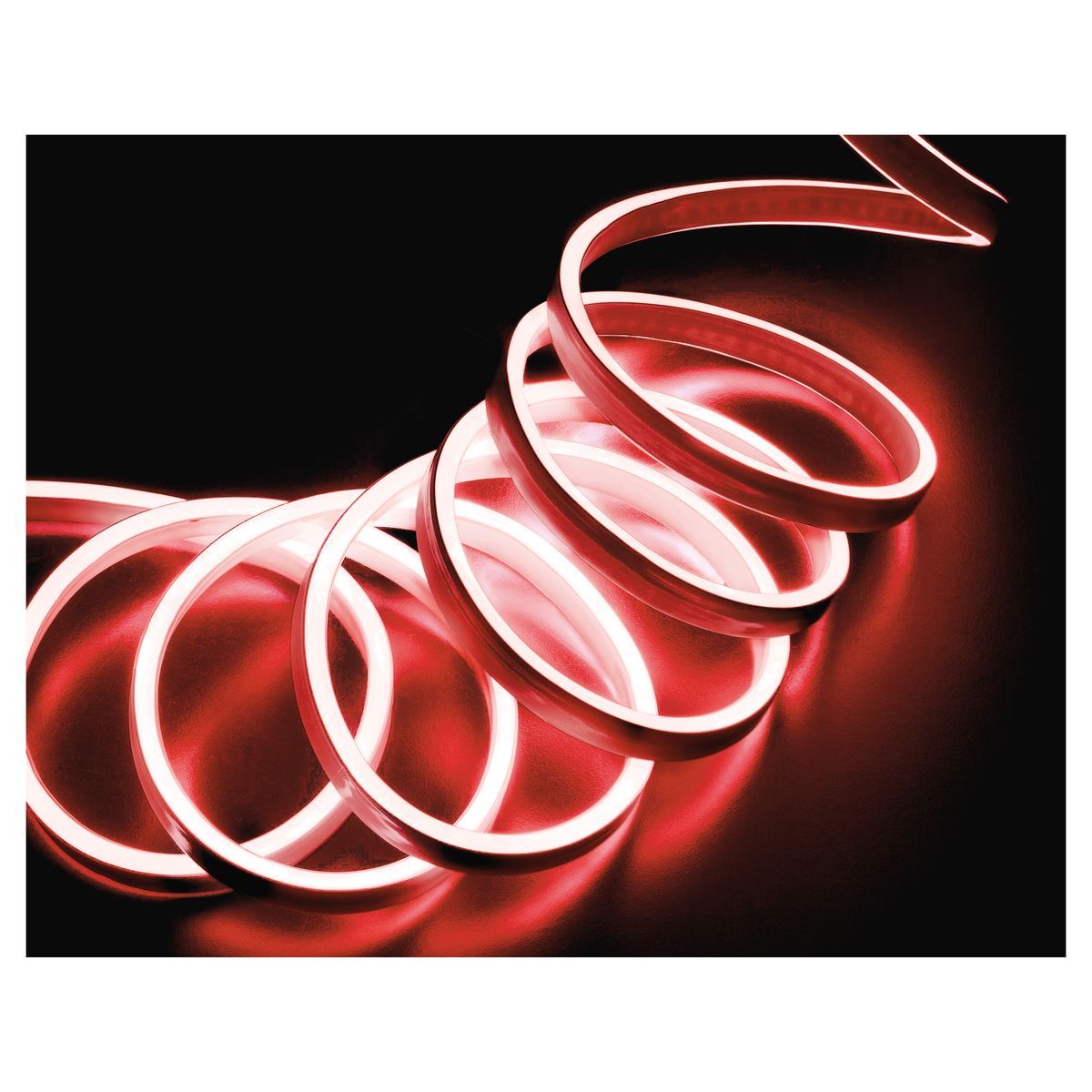 ACTUEL Guirlande extérieur tube LED néon rouge 10 m