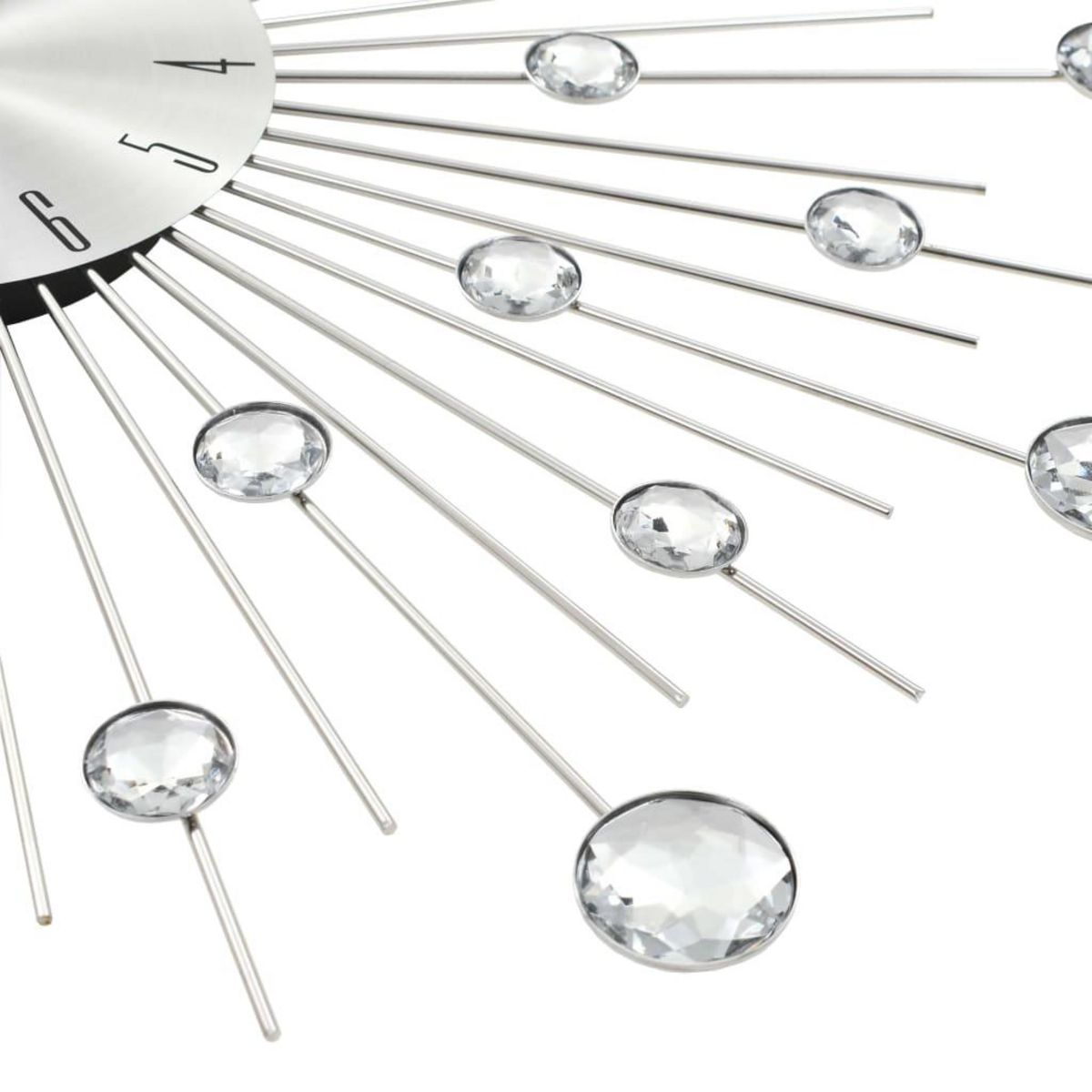 VIDAXL Horloge murale avec mouvement a quartz Design moderne 50 cm