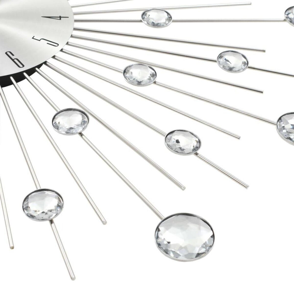 VIDAXL Horloge murale avec mouvement a quartz Design moderne 50 cm