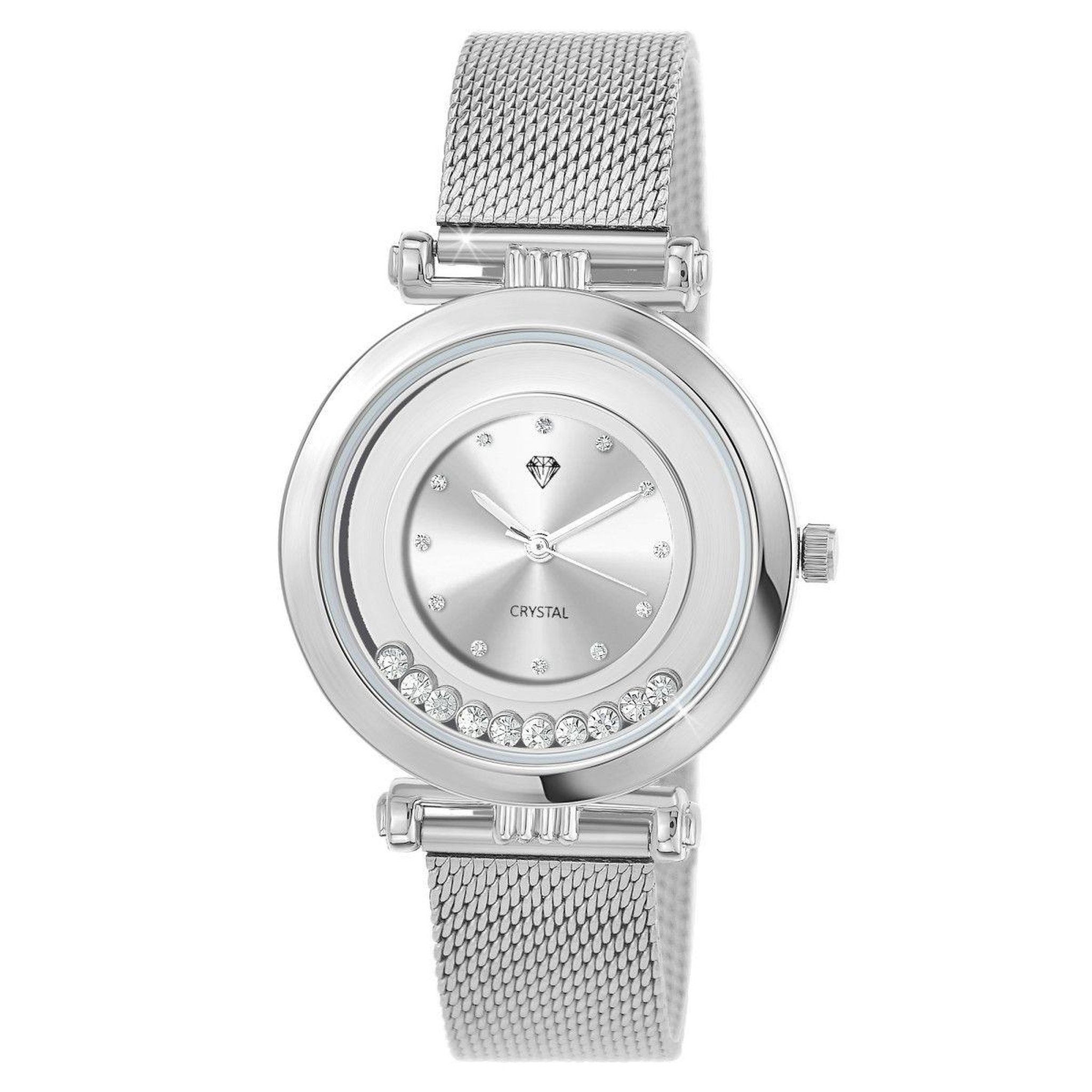 SC CRYSTAL Montre Ludivine élégante SC Crystal ornée de cristaux scintillants