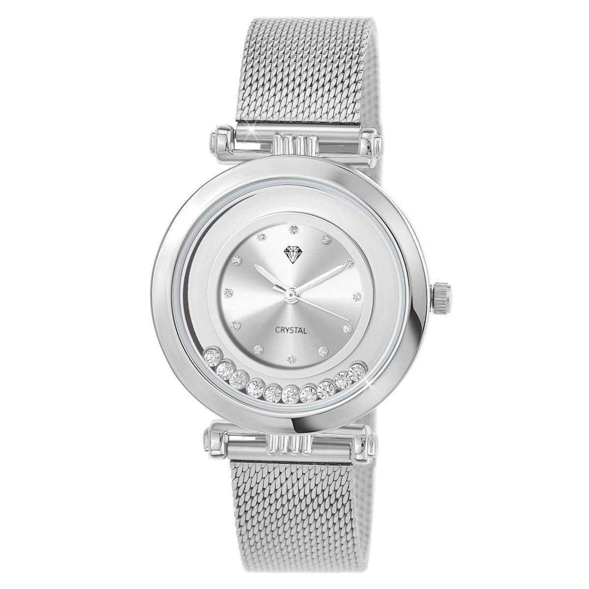 SC CRYSTAL Montre Ludivine élégante SC Crystal ornée de cristaux scintillants