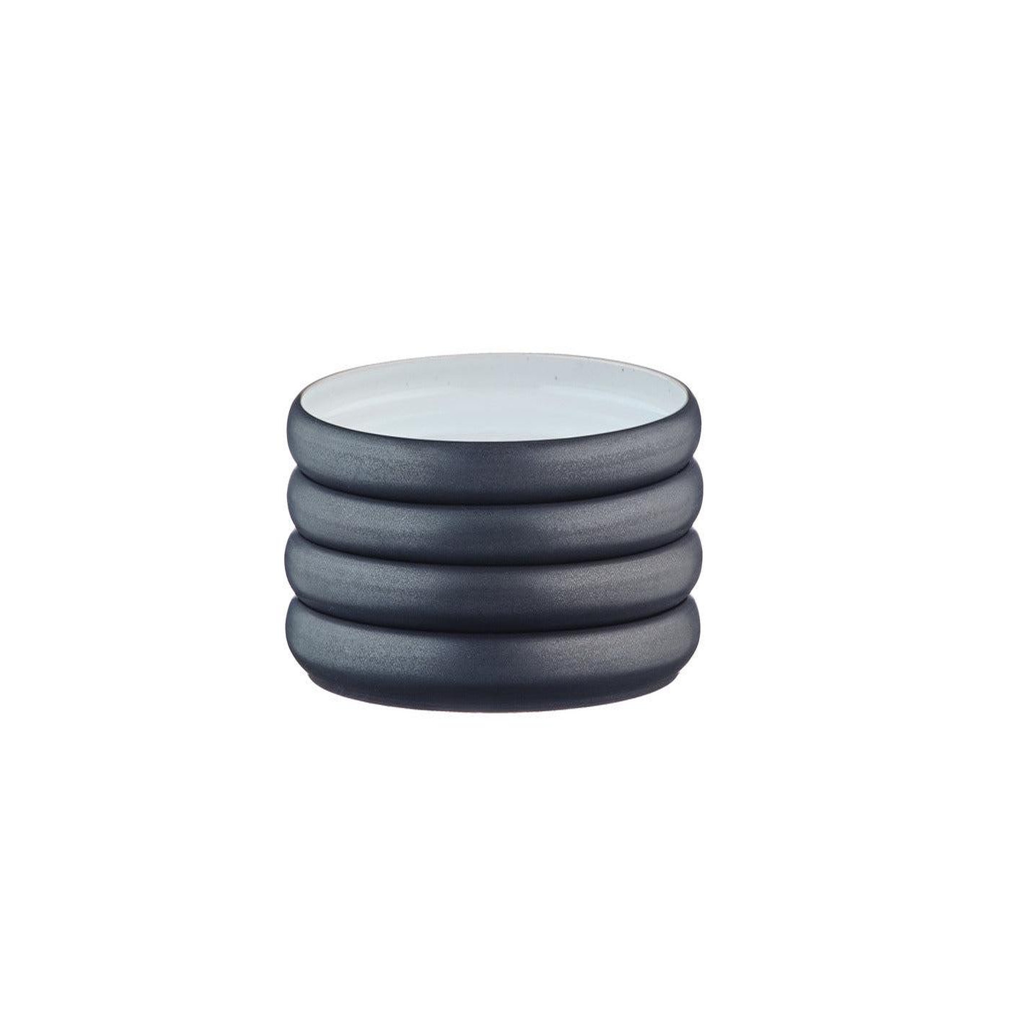 Voir la diapositive 3 : BJORN Assiette gourmet ø15,5cm - 4 pièces - onyx