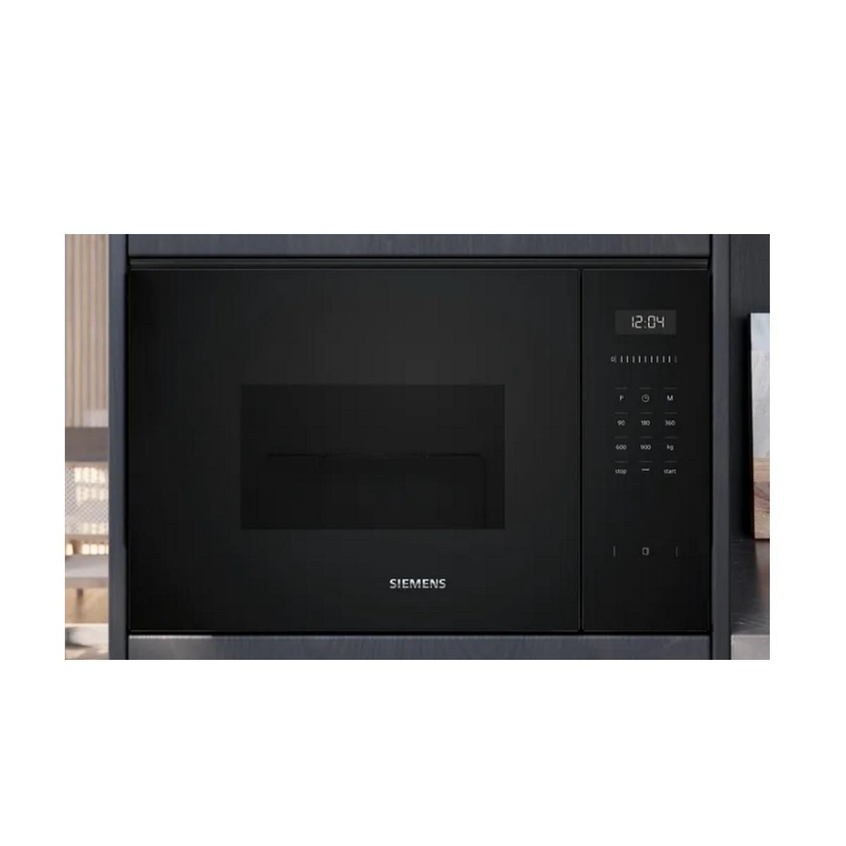 Siemens Micro-ondes encastrable 25l 1450w noir - BE555LMB1