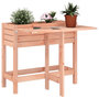 Voir la diapositive 1 : VIDAXL Jardiniere avec dessus de table pliable bois de Douglas massif