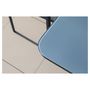 Voir la diapositive 2 : Table de jardin extensible 180/240x100 avec plateau verre texturé FIGUE