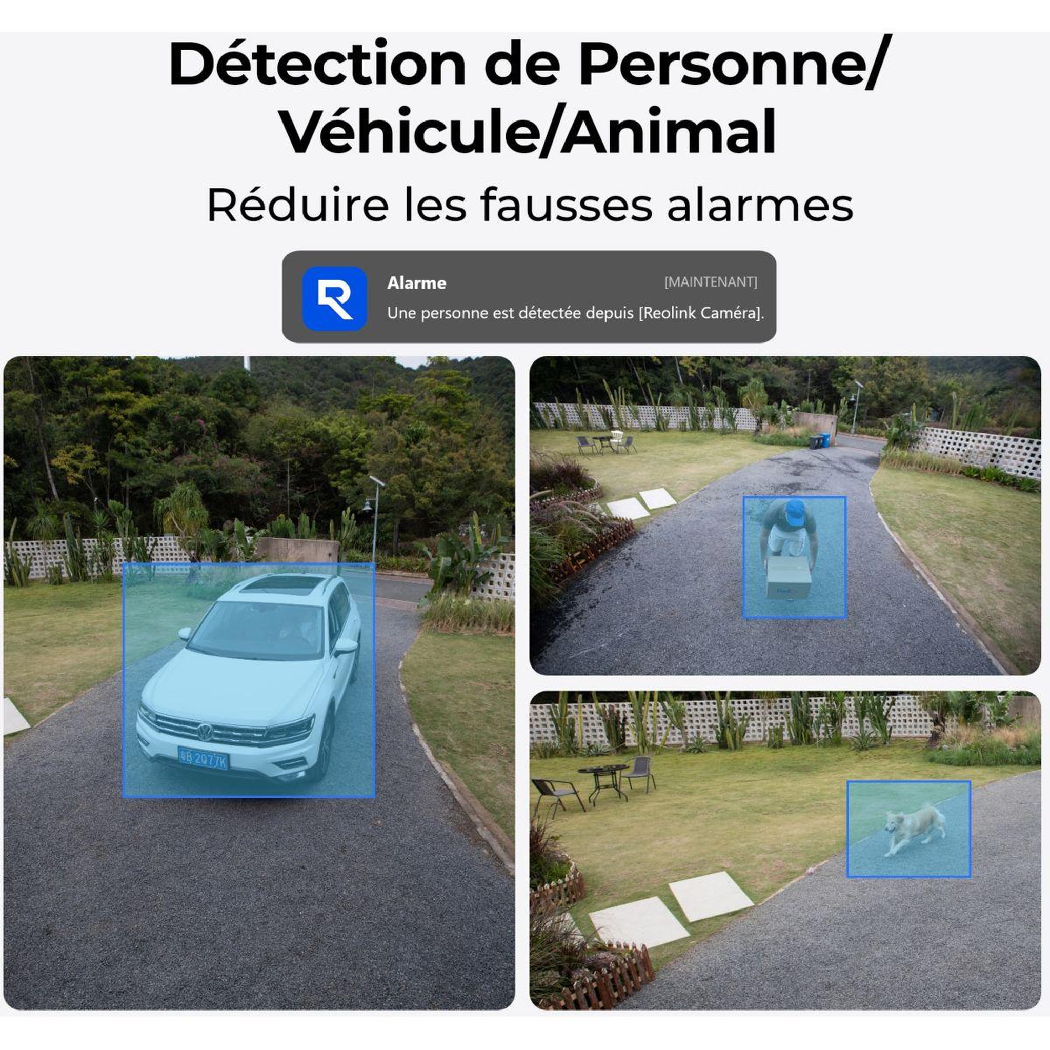Voir la diapositive 5 : REOLINK Caméra de surveillance b430 3k + panneau solaire