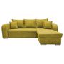 Voir la diapositive 2 : Canapé d'angle convertible réversible 5 places tissu BOB