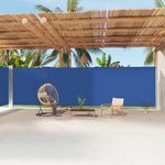 VIDAXL Auvent lateral retractable Bleu 220x1200 cm