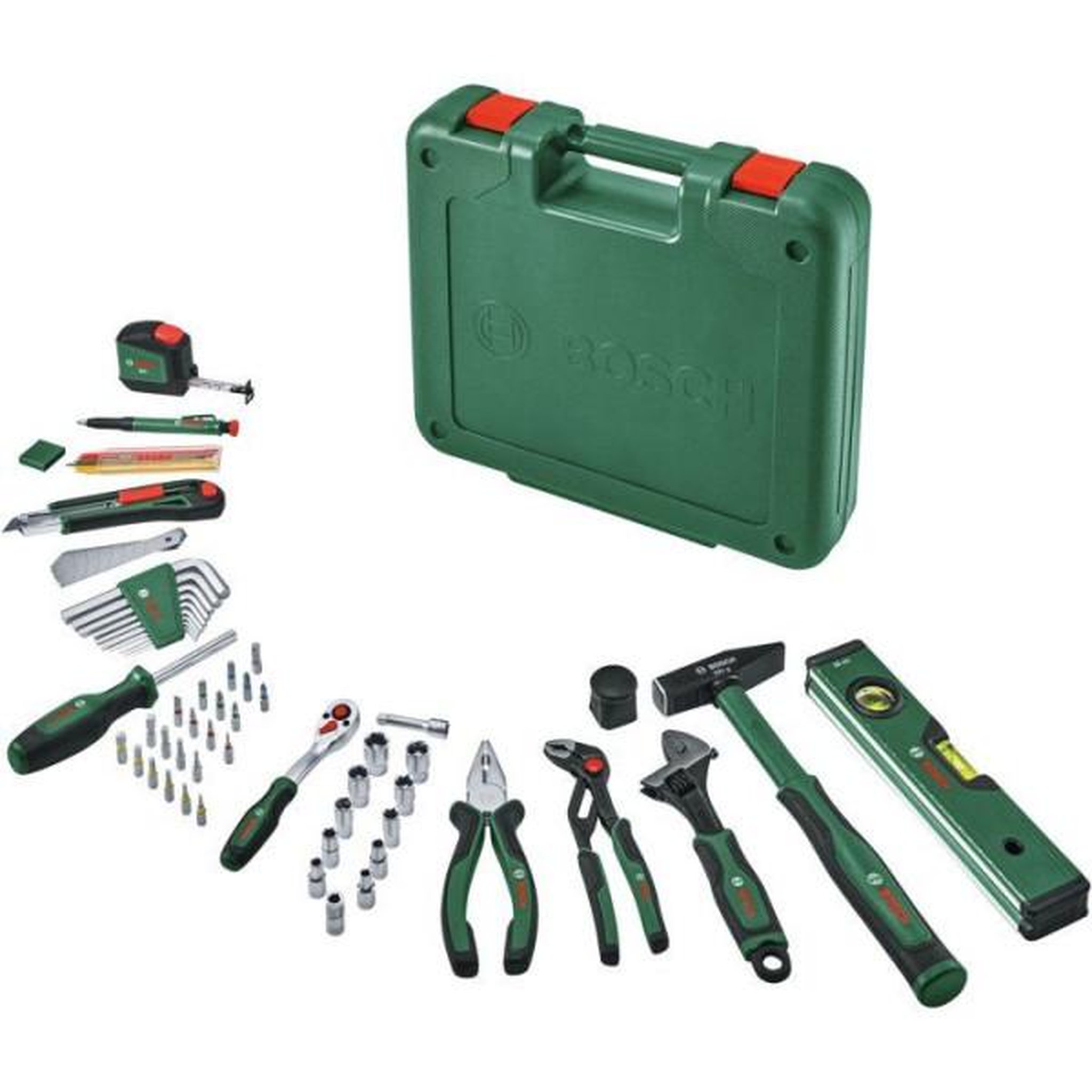 Voir la diapositive 2 : BOSCH Set d'outils 63 pcs BOSCH