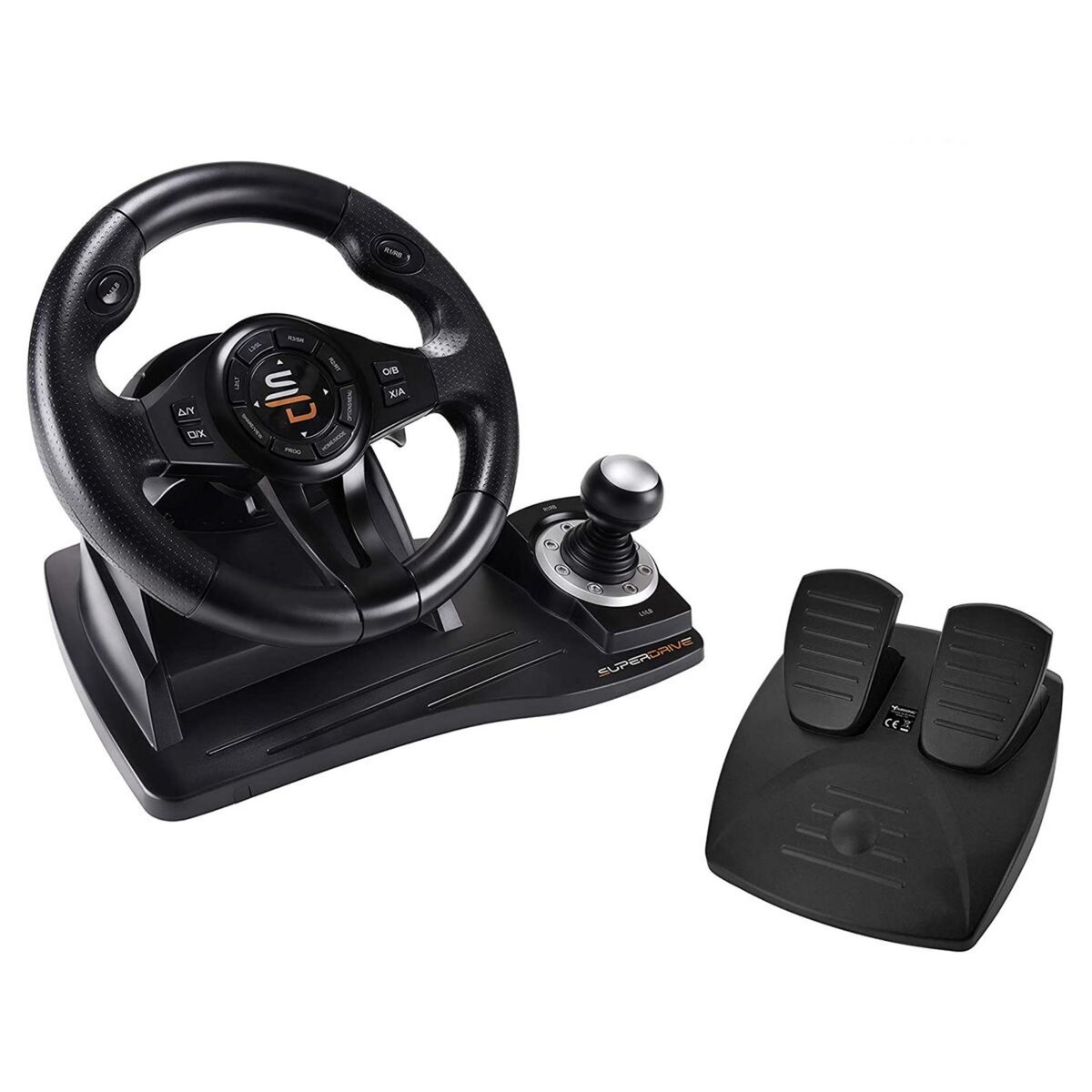 SUBSONIC Volant de Course GS500 avec Pédalier Superdrive Multi-plateforme