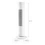 Voir la diapositive 6 : Domo Ventilateur colonne - DOMO - 35 W - Oscillation large - 3 vitesses - Arret automatique - Télécommande inclus