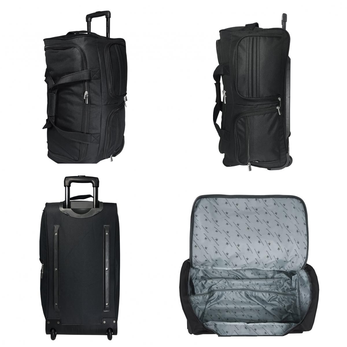 David Jones Sac de voyage avec roulettes 120L grand volume 76cm