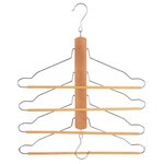 ATMOSPHERA Cintre pour 4 Pantalons ou chemises - Marron