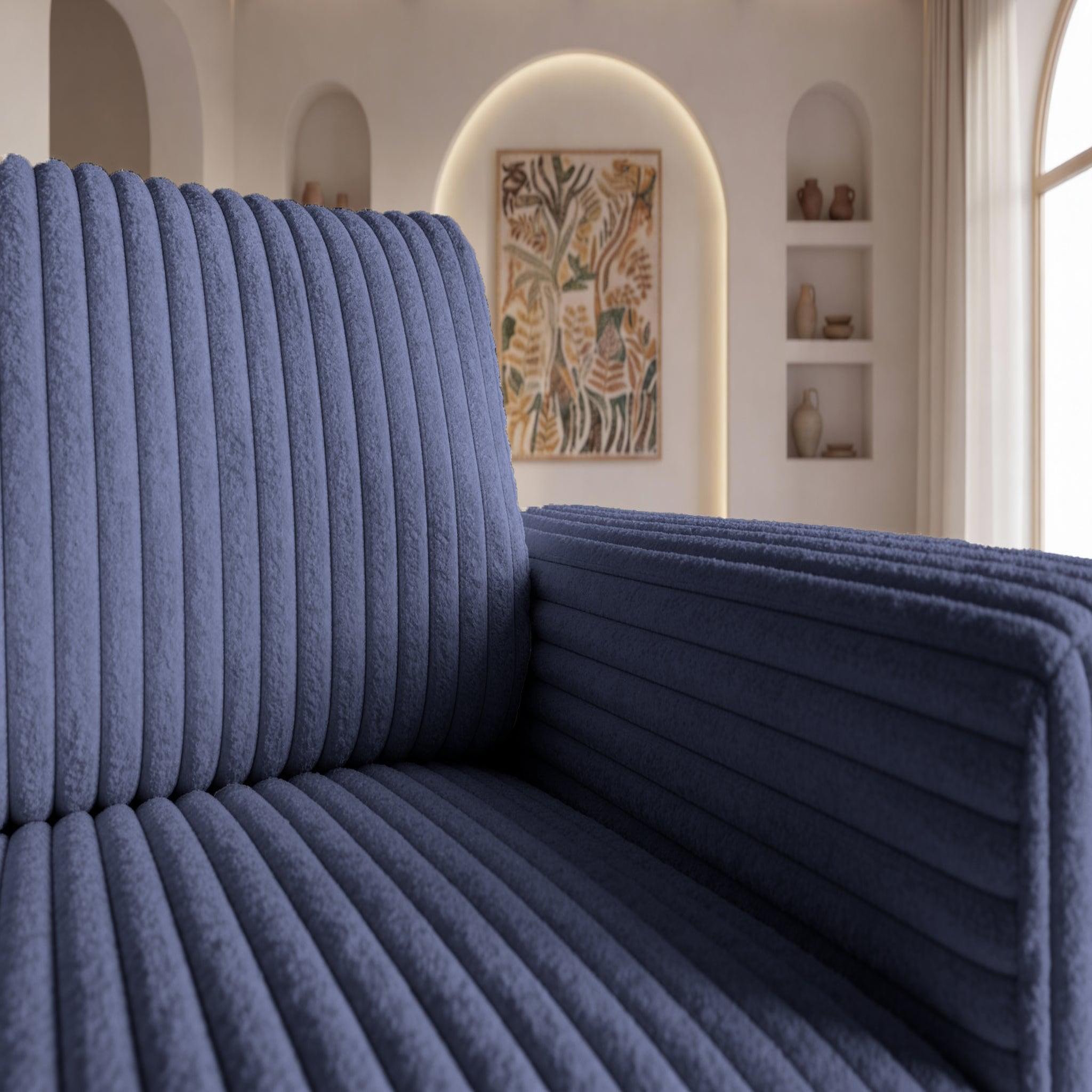 Voir la diapositive 4 : CASANOVA PARIS Caisa - fauteuil en velours côtelé