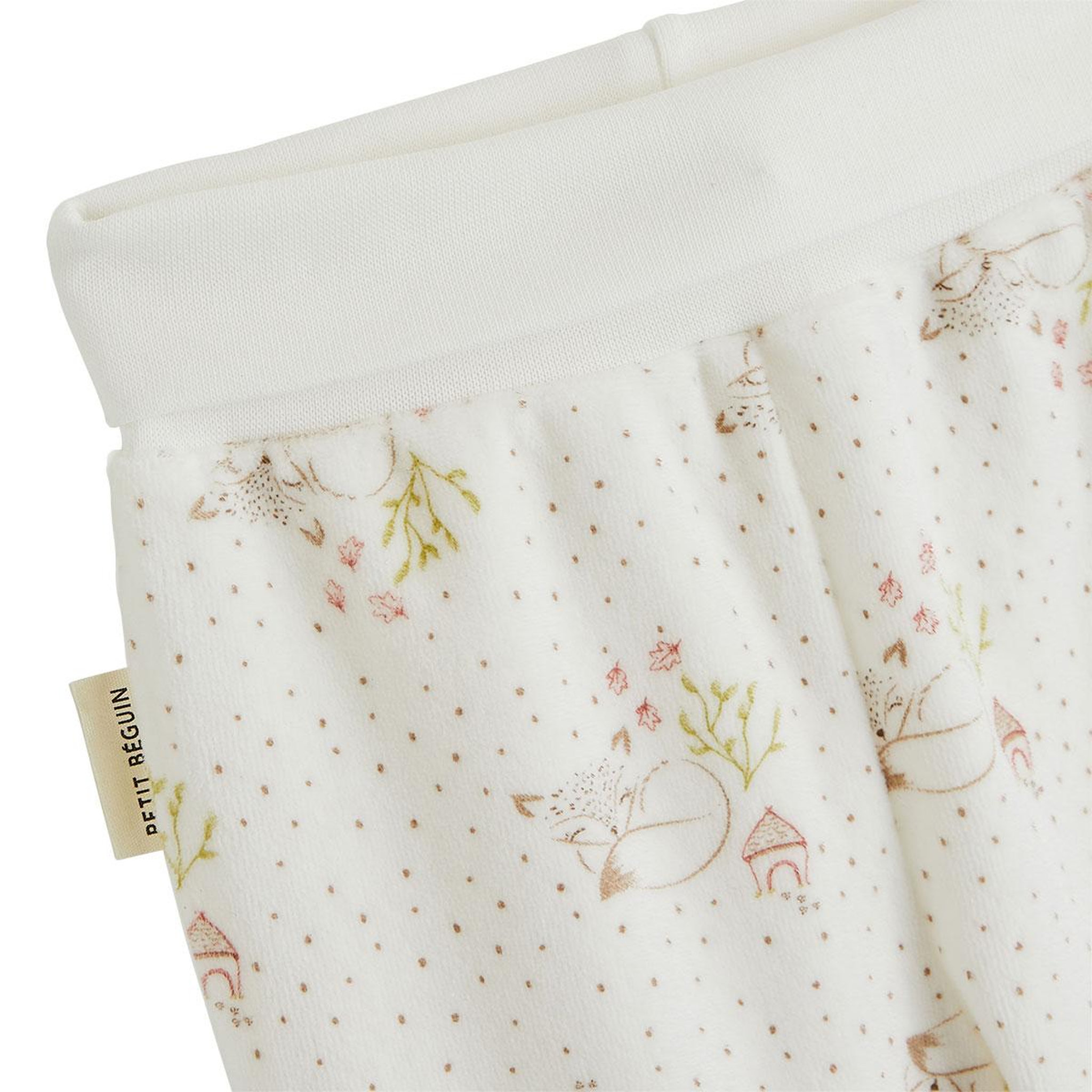Voir la diapositive 3 : Petit BÃ©guin Ensemble bébé gilet et pantalon avec pieds en velours doucette