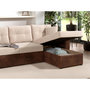 Voir la diapositive 4 : BEST MOBILIER Astoria - canapé d'angle réversible - convertible avec coffre - velours et microfibre - 4 places