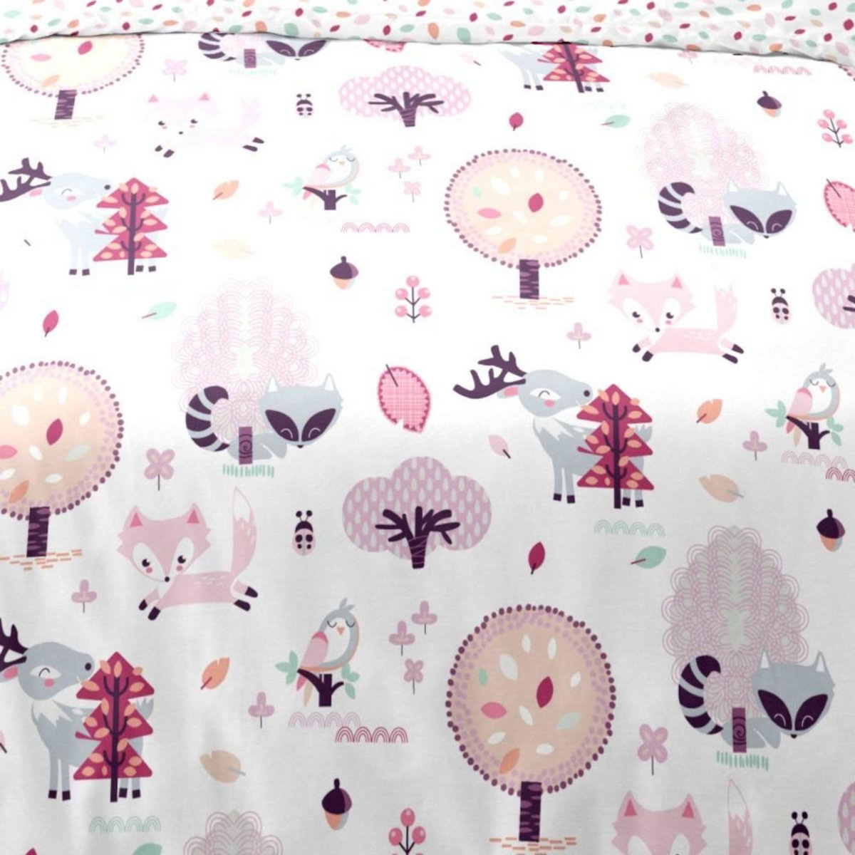 Dourev Housse de couette 140x200 ZORRO + 1 taie 100% coton