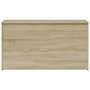 Voir la diapositive 4 : VIDAXL Coffre de rangement Chene sonoma 84x42x46 cm Bois d'ingenierie