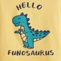 Voir la diapositive 2 : IN EXTENSO T-shirt manches longues coton bio crocodile bébé garçon
