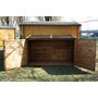 Voir la diapositive 4 : Coffre de rangement jardin bois - 2000L - TROCADERO