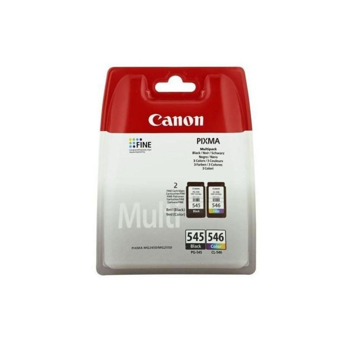 Canon CANON Pack 2 Cartouches PG-545 / CL 546 - Noir + Couleur