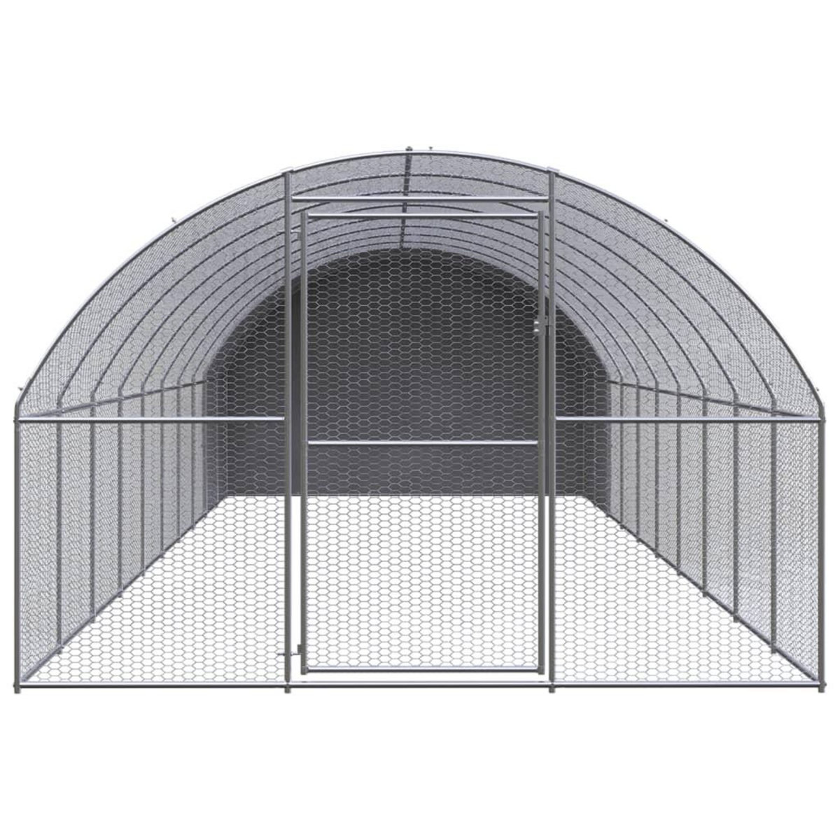 VIDAXL Poulailler d'exterieur 3x10x2 m Acier galvanise
