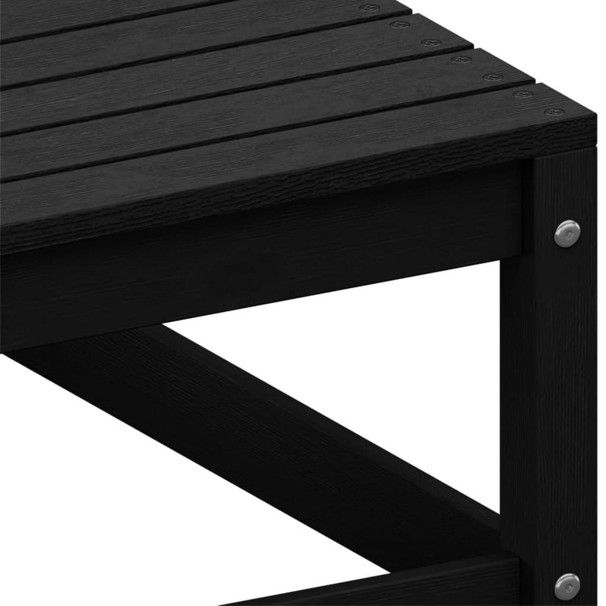 VIDAXL Canape d'angle de jardin coussins anthracite Bois de pin massif