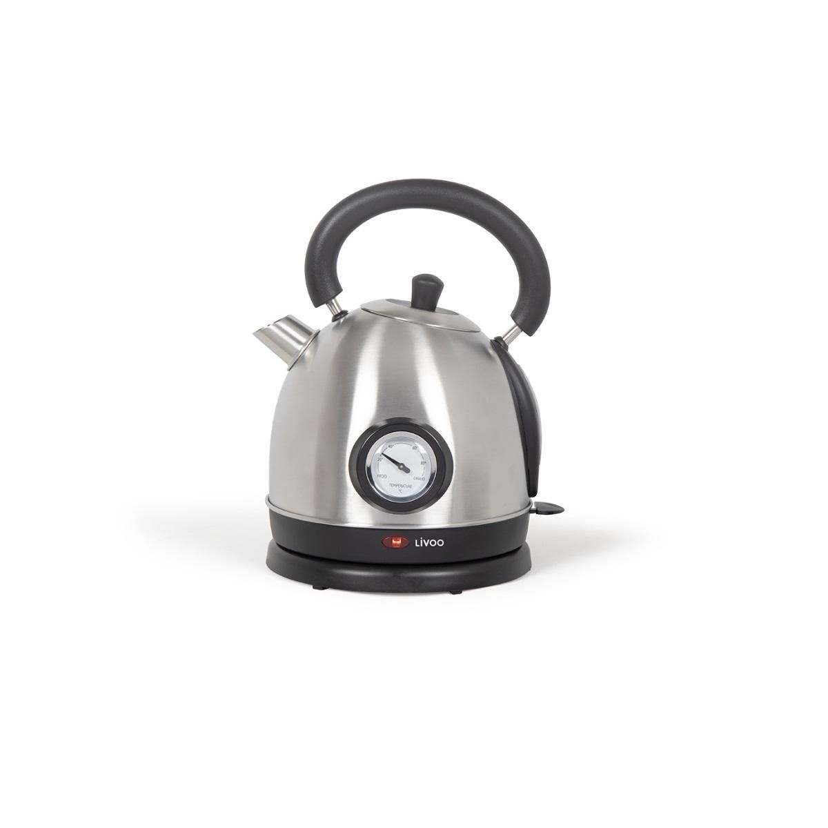 LIVOO Bouilloire sans fil 1.8l 1800w argent - DOD157S