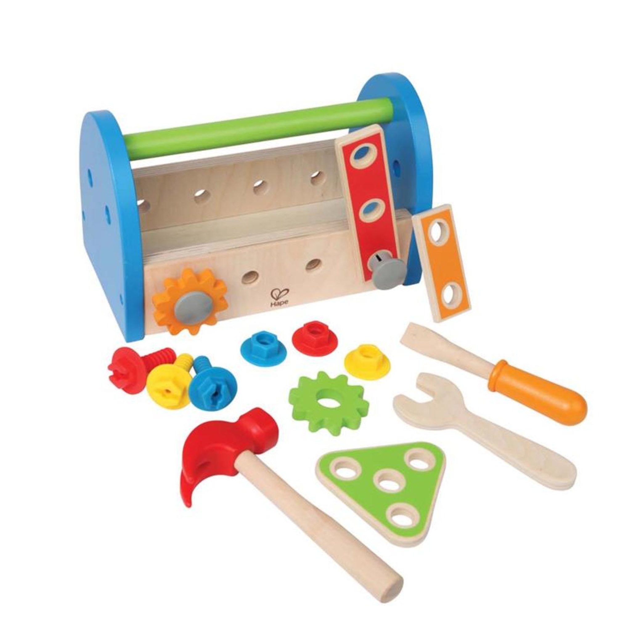 Voir la diapositive 2 : Hape Boite a outils en bois