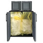 Voir la diapositive 2 : INTEC Poubelles de tri Selectif 2 Sacs Meuble mi- hauteur Dim 68 x 37 x 84cm 2 Anneaux de support de sac 2 Portes INTEC