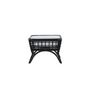 Voir la diapositive 3 : Paris Prix Table Basse de Jardin en Rotin  Moana  95cm Noir