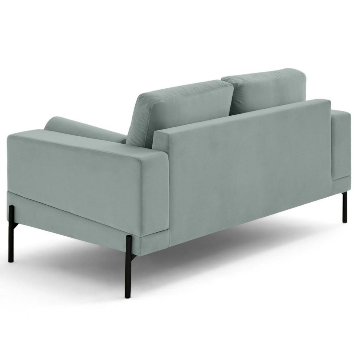 LISA DESIGN Isaure - canapé droit 2 places en velours