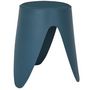 Voir la diapositive 3 : The Home Deco Factory Tabouret d'appoint empilable Emma - Bleu canard