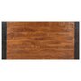 Voir la diapositive 4 : VIDAXL Table a manger 140x70x76 cm Bois de manguier brut massif